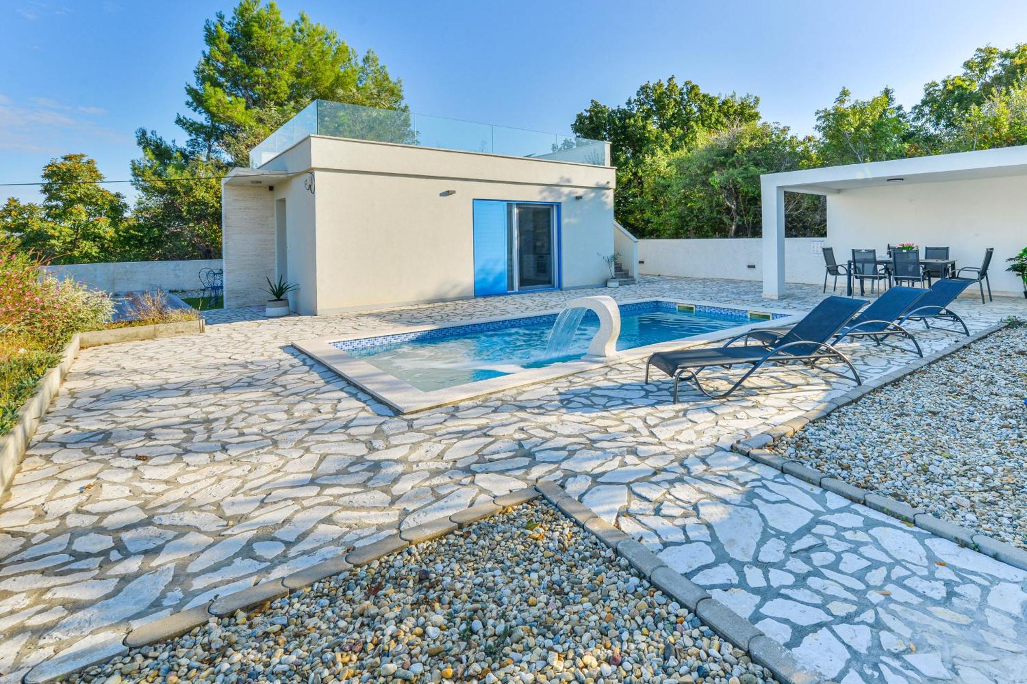 Villa Anna With Pool, Zadar County Vinjerac Eksteriør billede