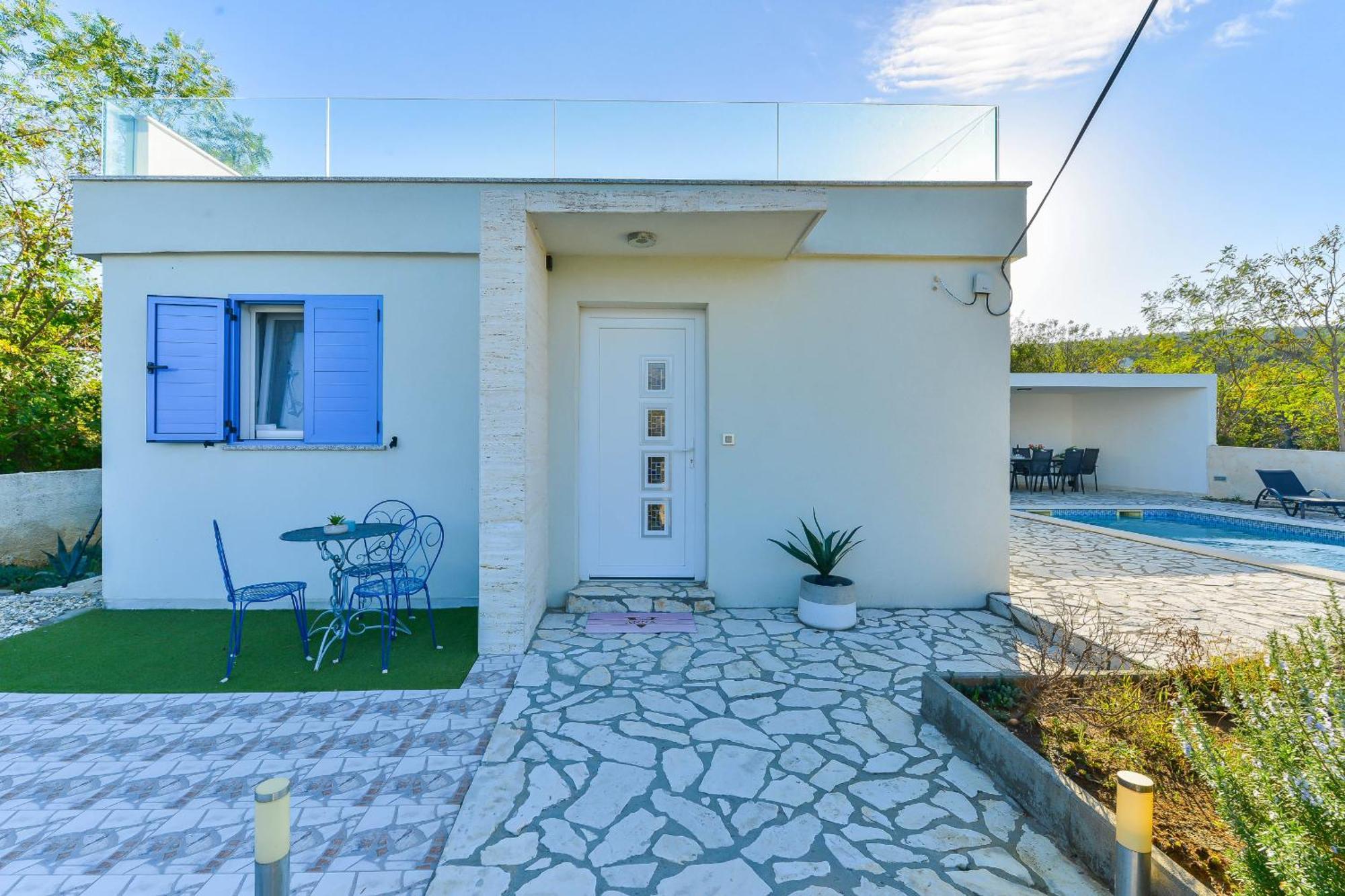 Villa Anna With Pool, Zadar County Vinjerac Eksteriør billede