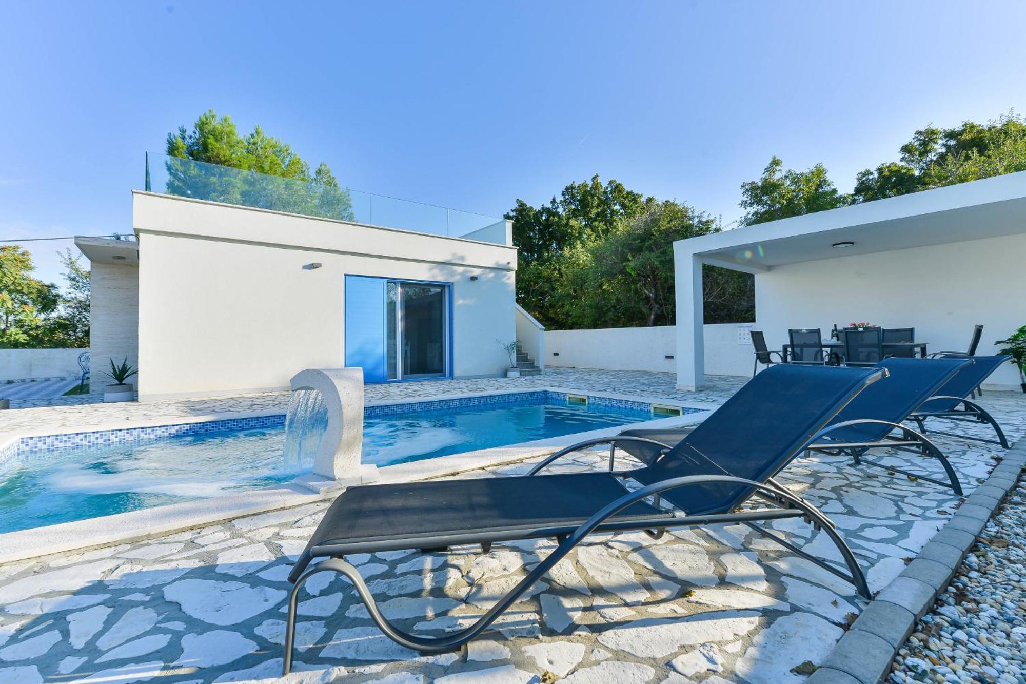 Villa Anna With Pool, Zadar County Vinjerac Eksteriør billede