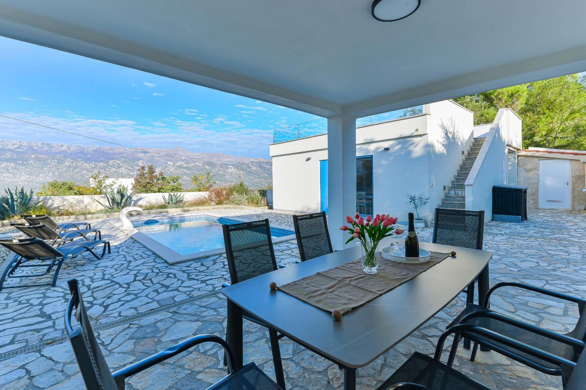 Villa Anna With Pool, Zadar County Vinjerac Eksteriør billede